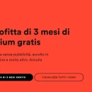 Spotify, tornano i 3 mesi premium gratis