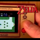 Zelda, contra e super mario bros 3 sul game & watch