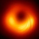 Nuova immagine del buco nero m87 mostra un vortice di chaos magnetico